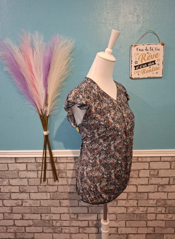 💄Magnifique blouse fleuri cache cache💄 - photo numéro 2