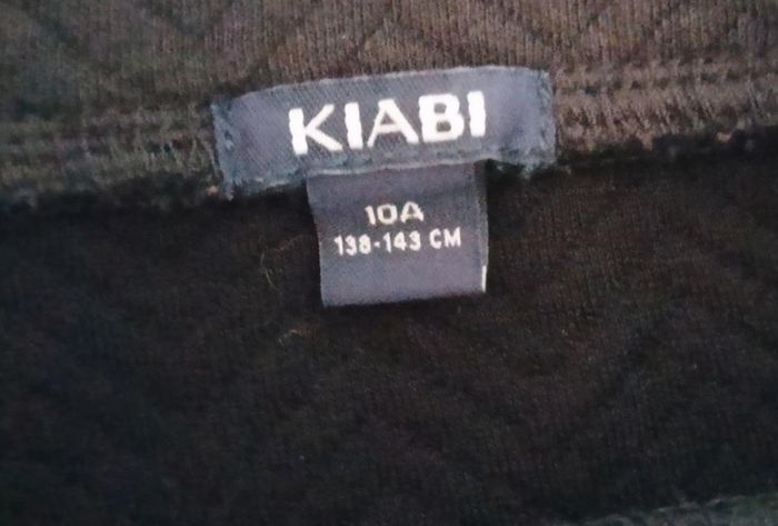 Jupe courte matelassée noire taille 10 ans - photo numéro 2