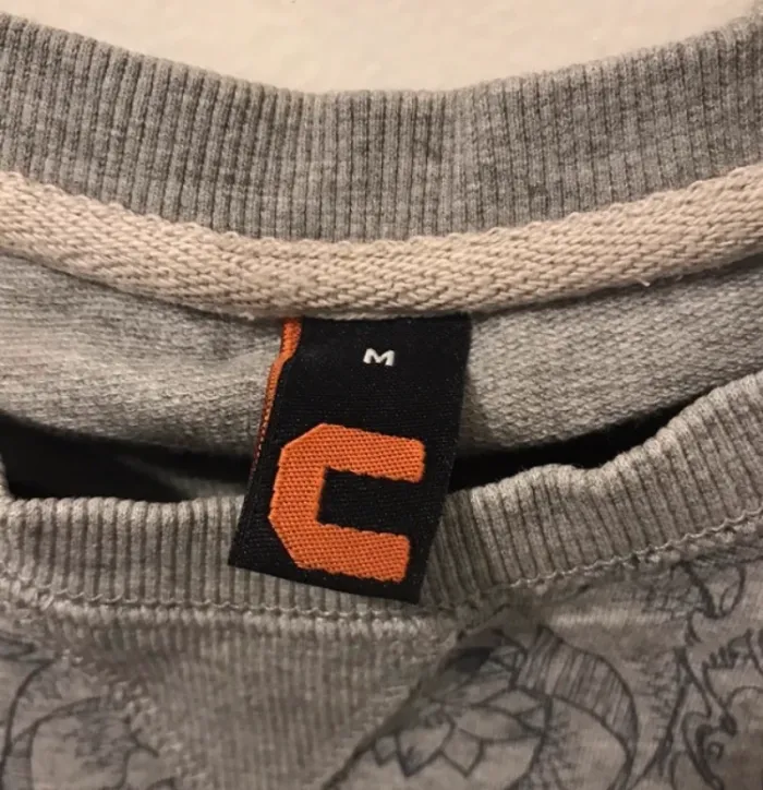 Pull C manches longues gris noir taille M - photo numéro 3