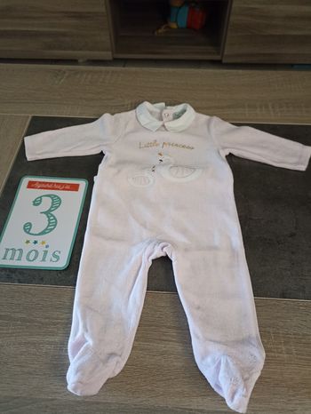 Pyjama en velours little princess