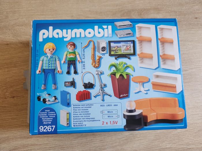 Playmobil 9267 – Salon équipé ✨ Boîte & notice - photo numéro 5