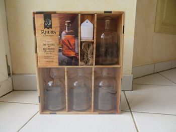 Superbe coffret Rhums arrangés