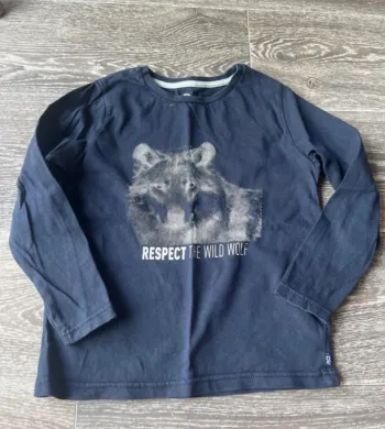 Pull okaidi loup taille 4 ans garçon