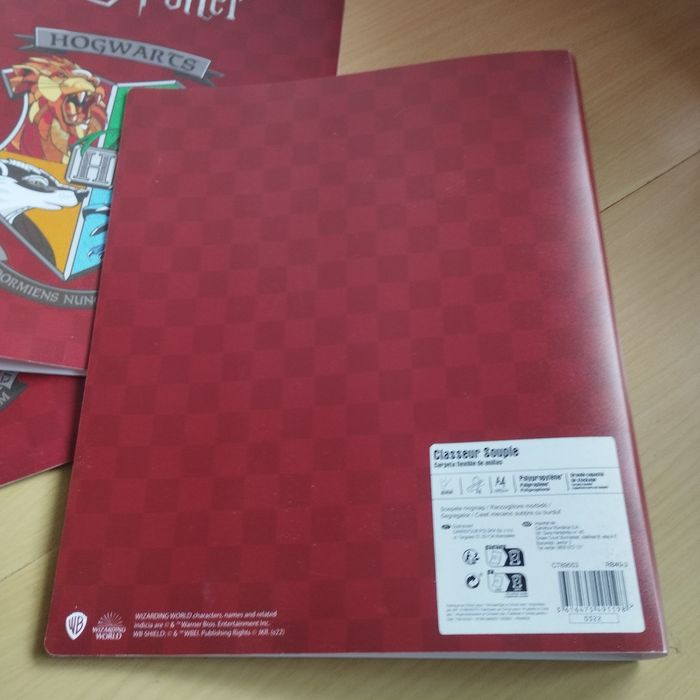 Classeur souple 4 anneaux Harry Potter Neuf - photo numéro 6