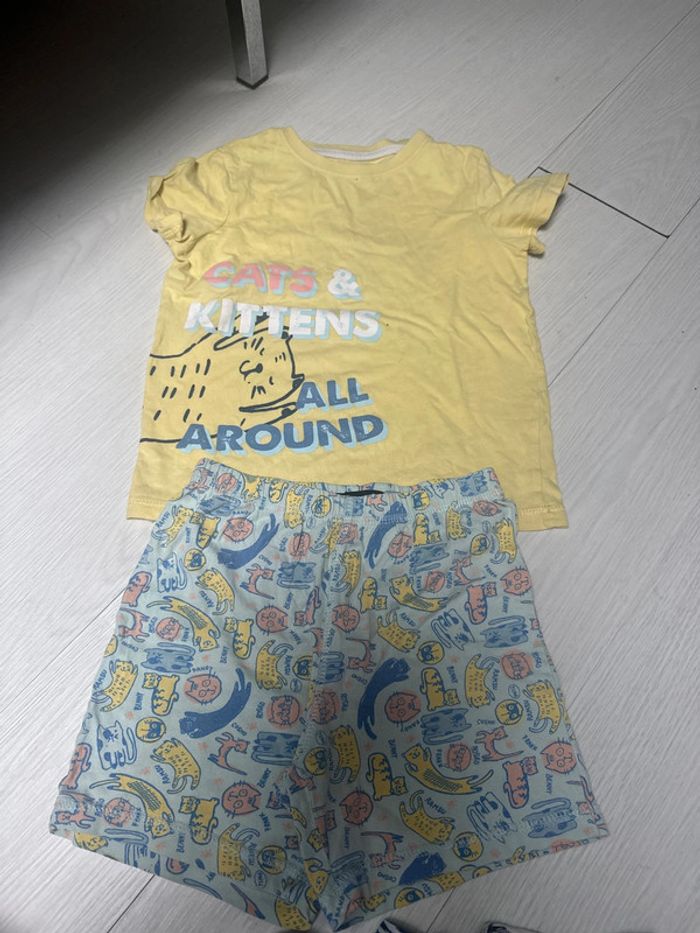 Pyjama, short tex 4-5 ans