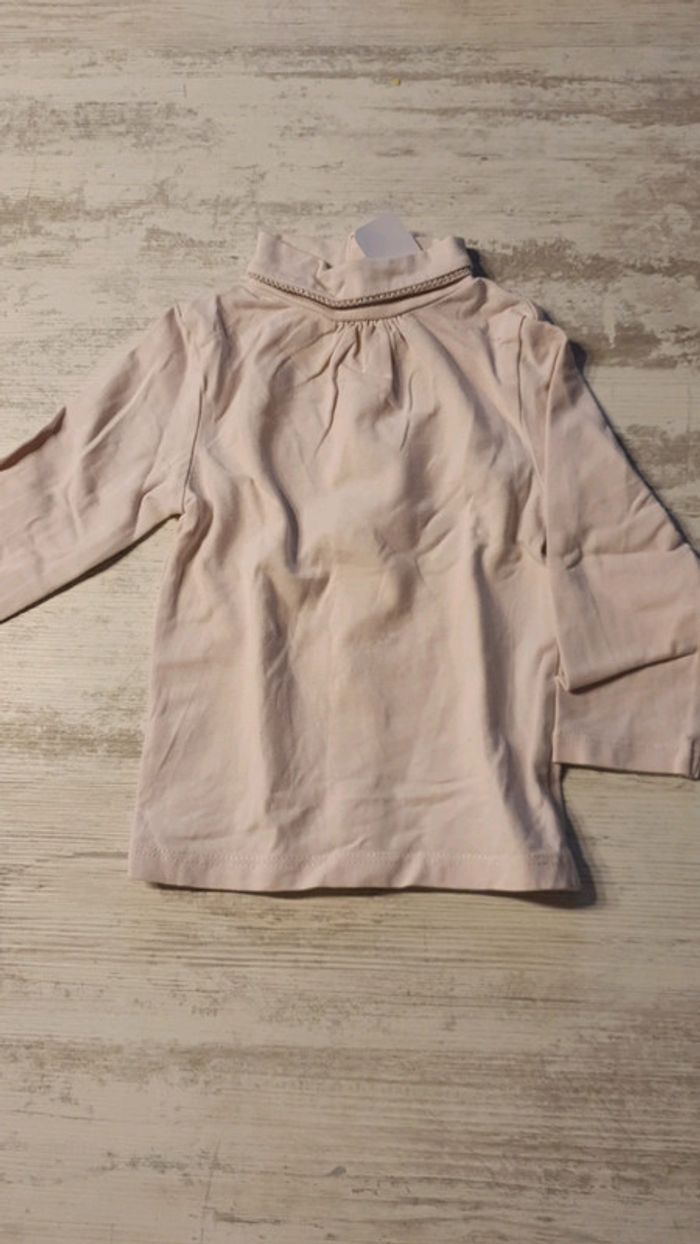 Lot de tee-shirts col roulé 12 mois - photo numéro 4