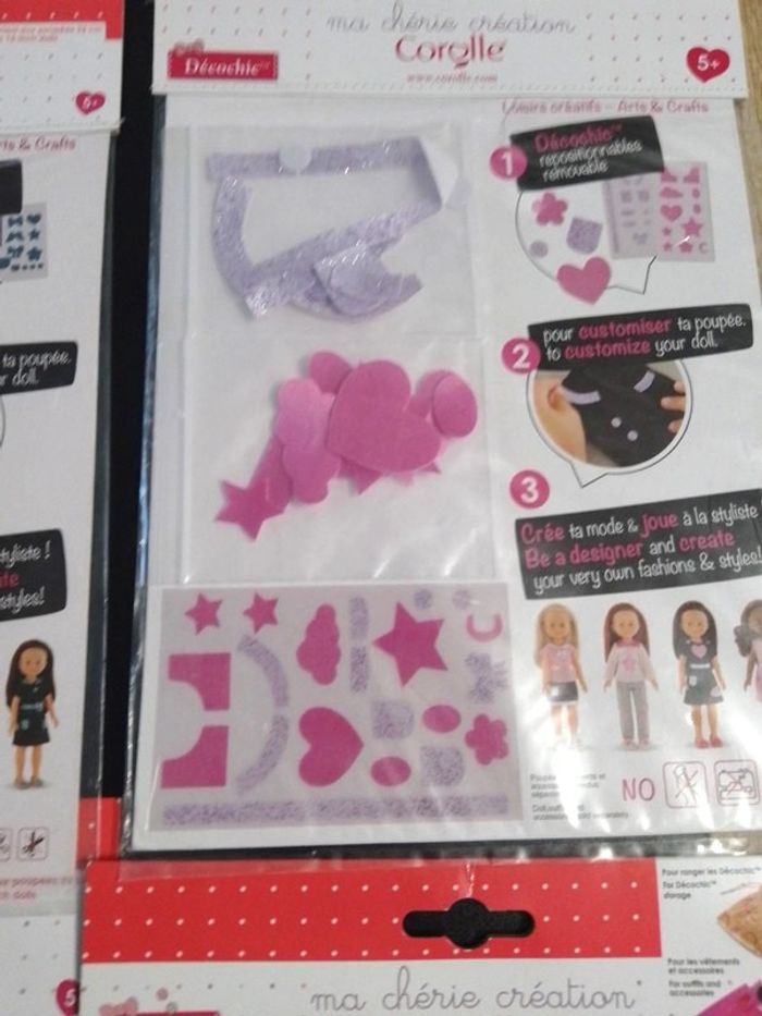 Lot tenue, chaussures et accessoires pour poupée corolle Neuf sous bliste - photo numéro 9