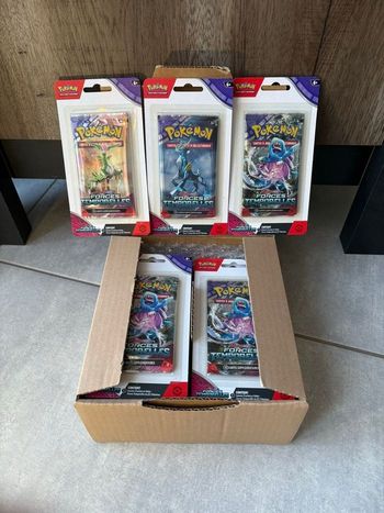 Pokémon - Booster sous blister Forces Temporelles EV05 écarlate et violet neuf scellé fr