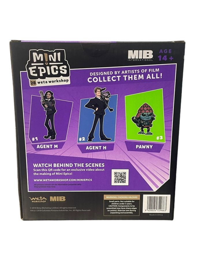 Figurine Mini Epics Weta Workshop Men In Black Agent M 18 cm neuf - photo numéro 2