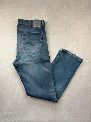 Jean pantalon coupe droite 513 levis noir/bleu W38 L32