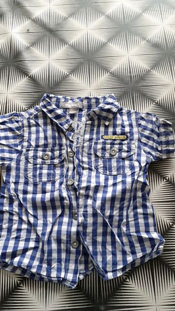 Chemise manche courte 18M