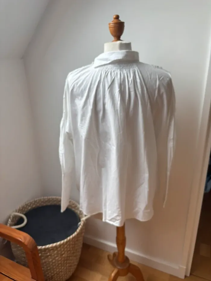 🌸 Blouse blanche MAJE - Taille 1 (équivalent 36) 🌸 - photo numéro 11