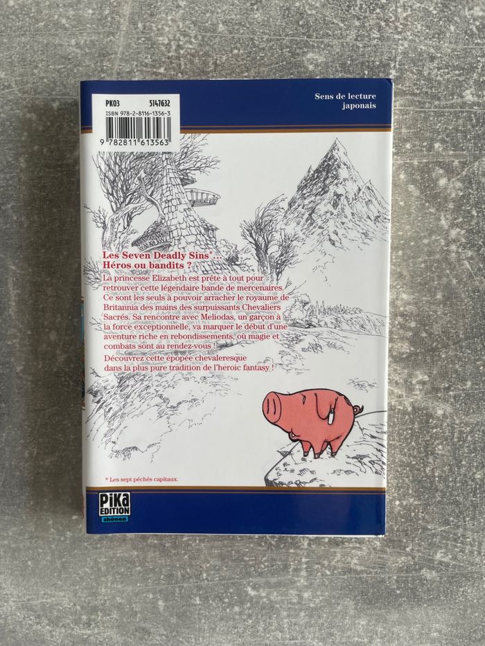 Manga Seven deadly sins tome 1 en version française. - photo numéro 2