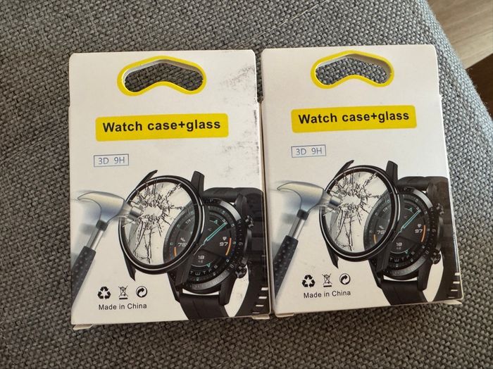 Lot de 2 coques de protection  pour montre Garmin 570, taille 47mm - photo numéro 2