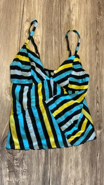 Haut court transparent femme L