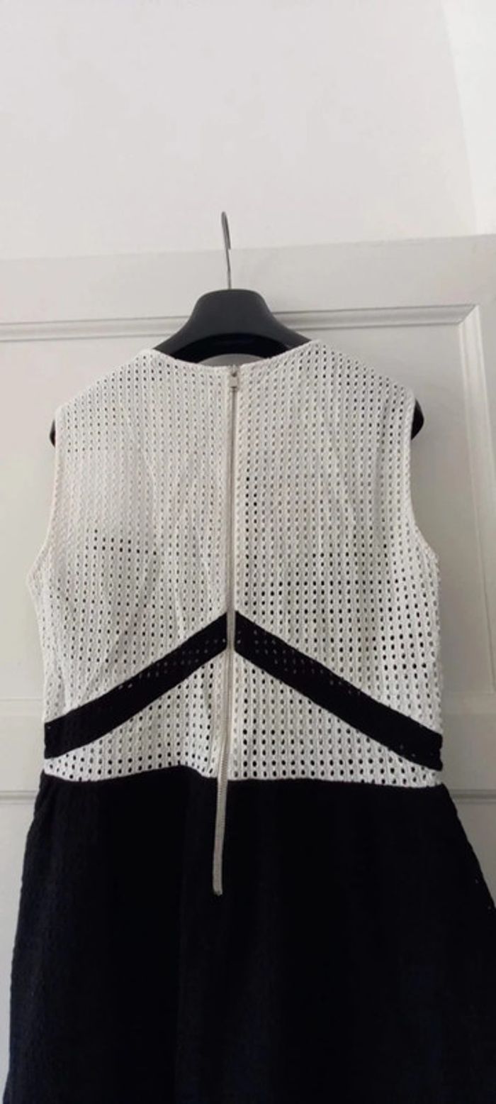 Robe cocktail Zapa 42 noir et blanc - photo numéro 7
