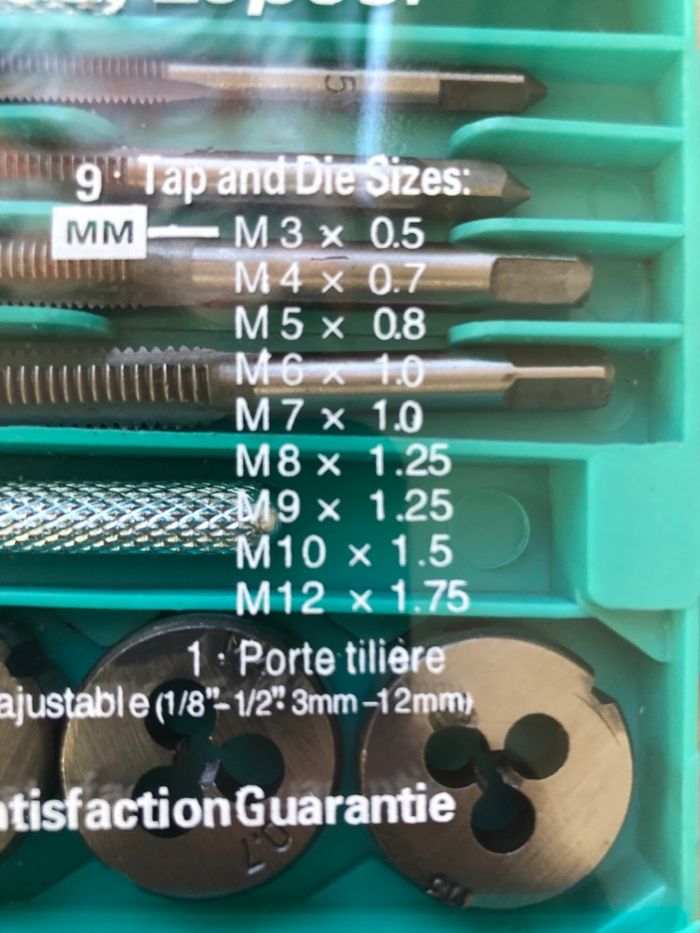 Outils tarauds et filières - photo numéro 3