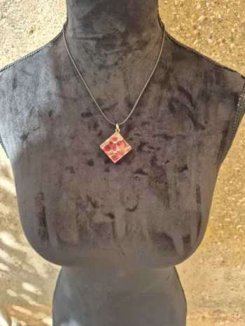Collier Fantaisie Murano Violet