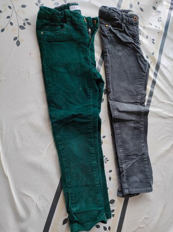 Lot pantalon velours