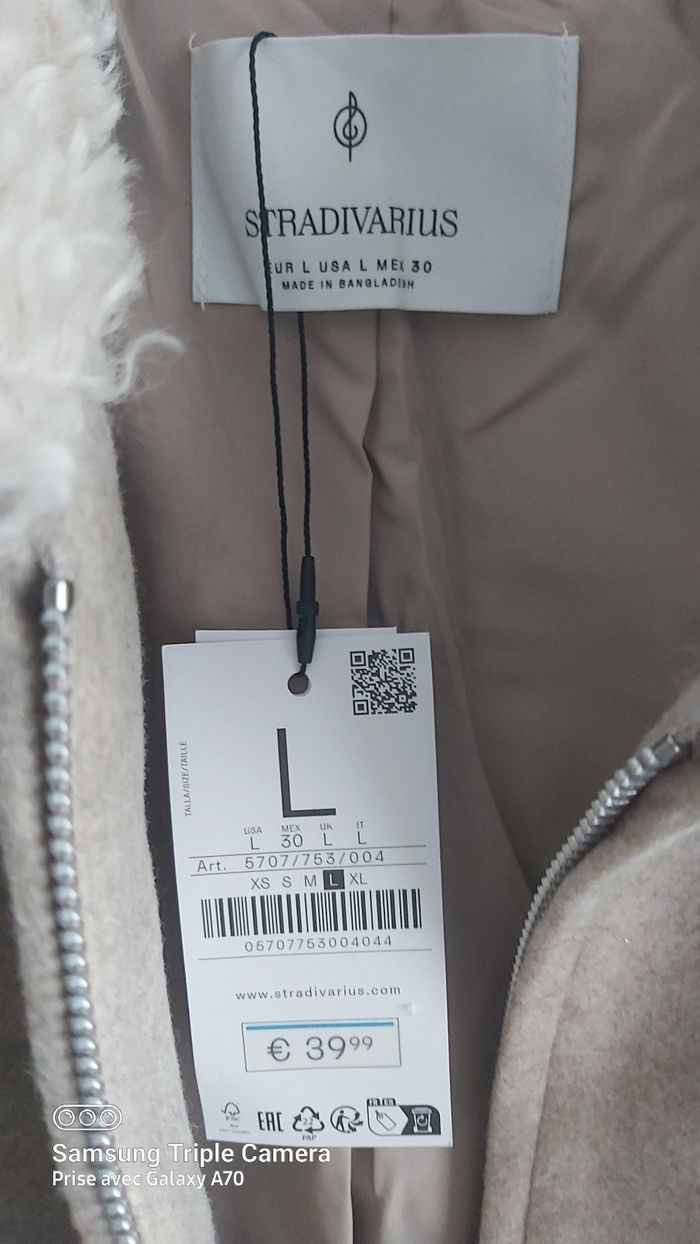 Caban court Stradivarius - photo numéro 2
