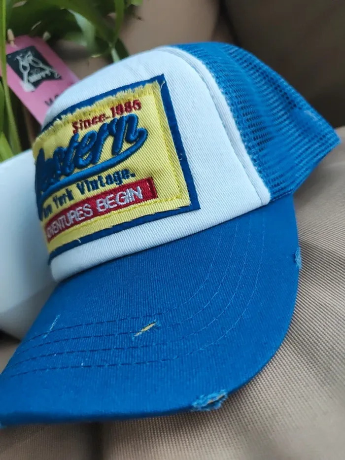 Casquette Trucker Western bleue - photo numéro 2