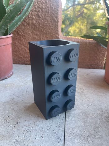 Vase Lego Noir