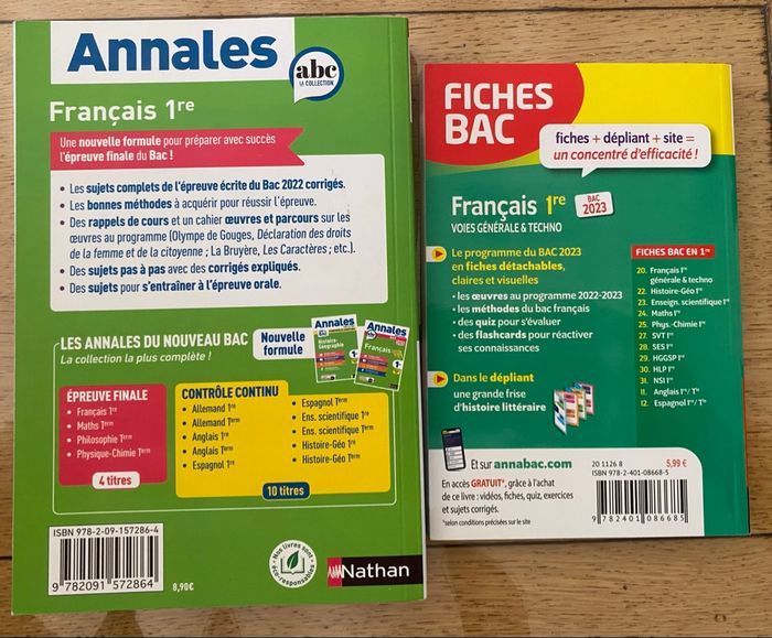 Livres scolaires première français - photo numéro 4