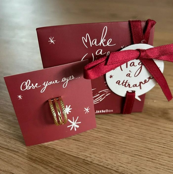 Bague trio effet 3 bagues