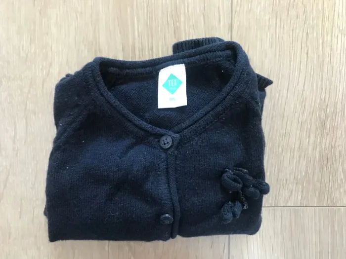 Gilet bleu marine 6 mois - photo numéro 3