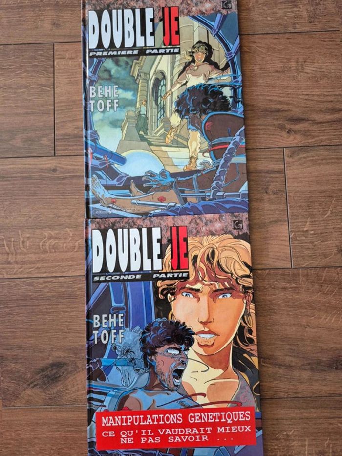 Lot de 2 bandes dessinées Double je