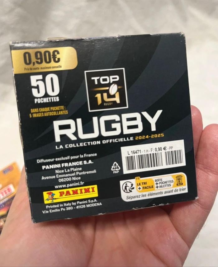 Kit 2 boites panini RUGBY 2025 - photo numéro 5