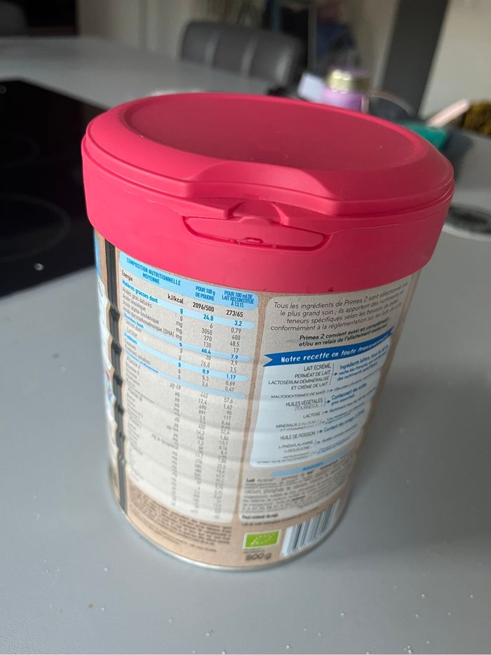 Lait babybio primea 2 - photo numéro 2