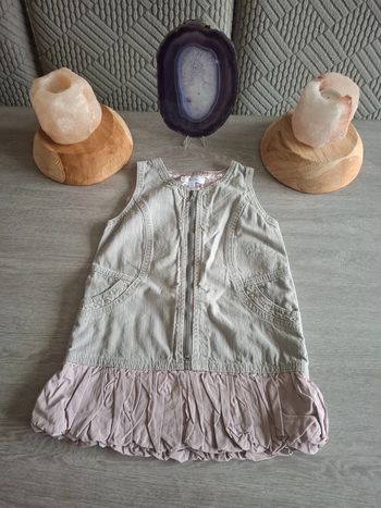 Jolie robe en jean gris 18 mois