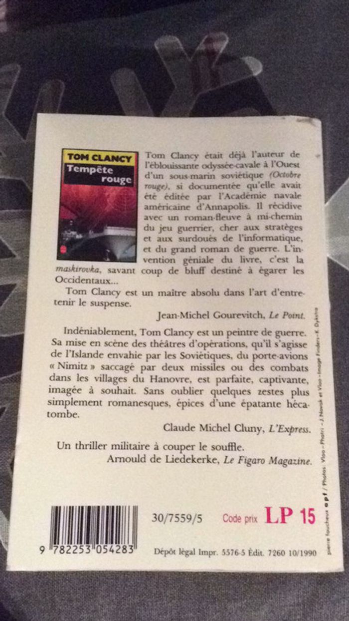 # tempête rouge par Tom Clancy - photo numéro 4