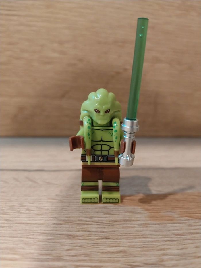 Figurine type lego custom Jedi Kit Fisto star wars