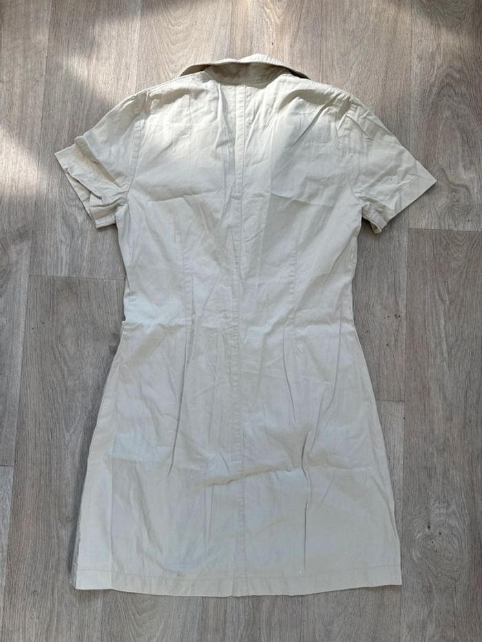 Robe saharienne KOOKAÏ en coton beige – Taille 38/40 très bon état - photo numéro 2