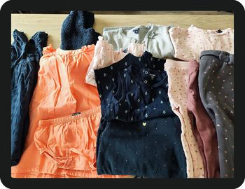 Lot de 13 vetements fille 18 mois