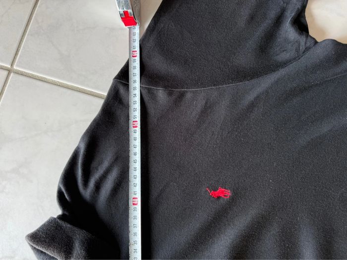 Polo Ralph Lauren Homme noir Taille xl Classic fit logo brodé rouge coton lisse - photo numéro 12