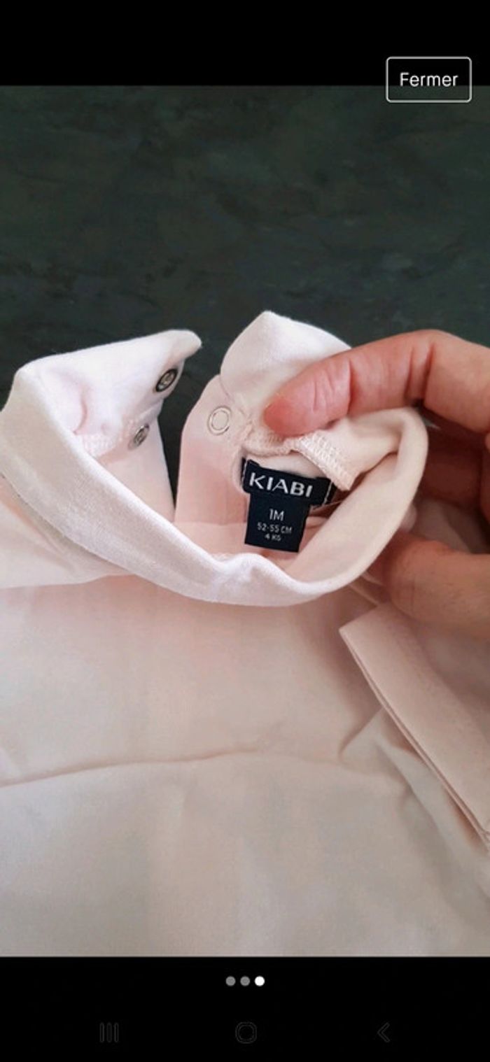 Ensemble 2 pièces robe 1 mois - photo numéro 2