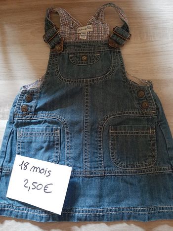 Robe salopette 18mois