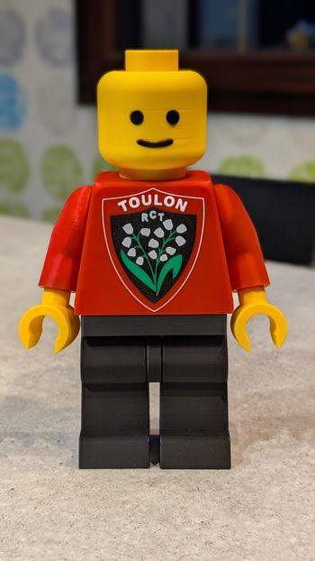 Figurine Géante Supporter RCT Rugby Club Toulonnais (20cm)