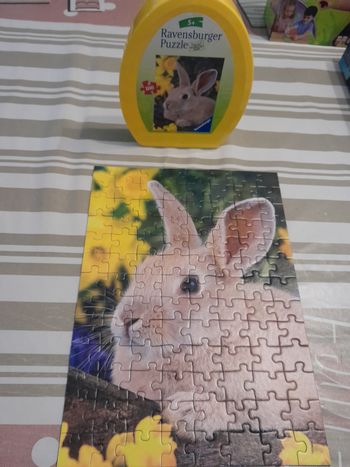 Puzzle 100 pièces  lapin