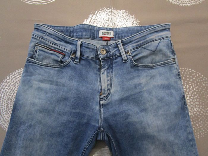 Jean Tommy Hilfiger Denim Jeans coupe dynamic slim stretch scanton Taille 40 W31 L32 Bleu (J141) - photo numéro 5
