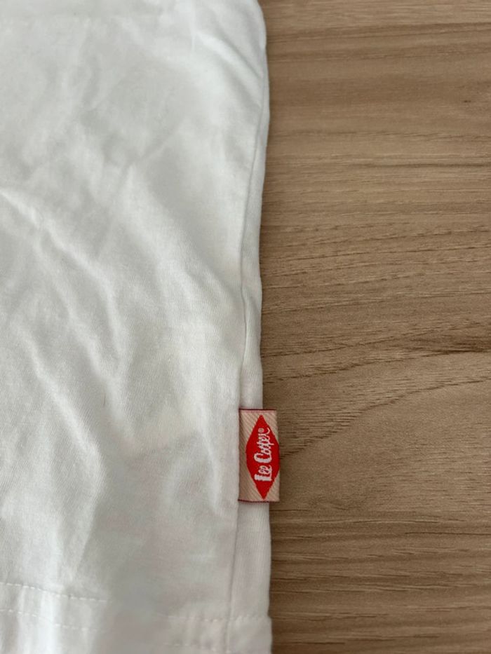 🫐 T-shirt blanc Lee Cooper 🫐 - photo numéro 5