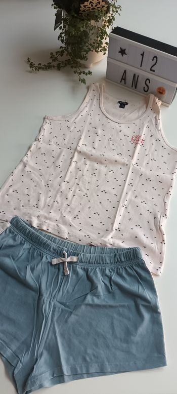 Pyjashort 12 ans