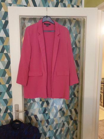 Veste blazer légère rose