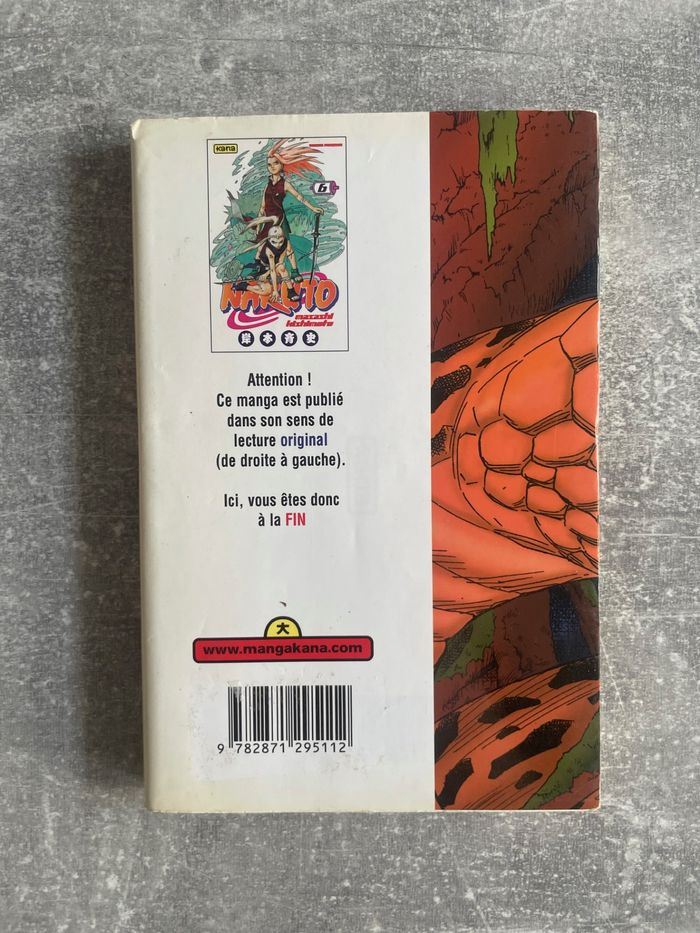 Manga Naruto tome 6 en version française. - photo numéro 2