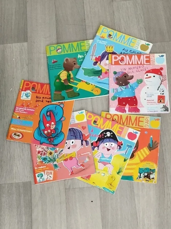 Lot de 7 magazines Pomme d’Api année 2018 L016 - photo numéro 7