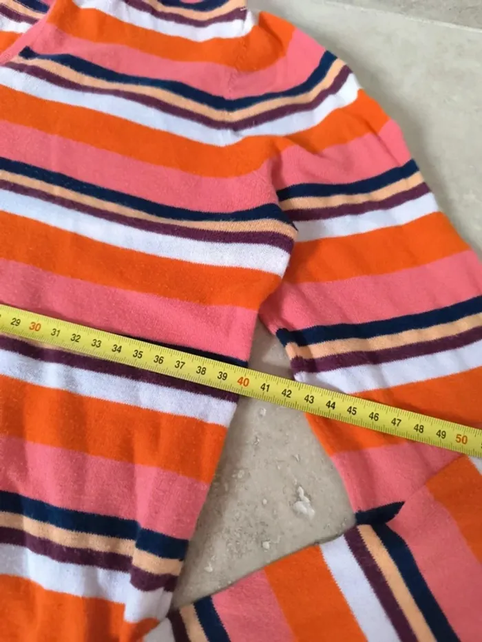 Sweat capuche fin coloré troué fille XL Tommy Hilfiger - photo numéro 5