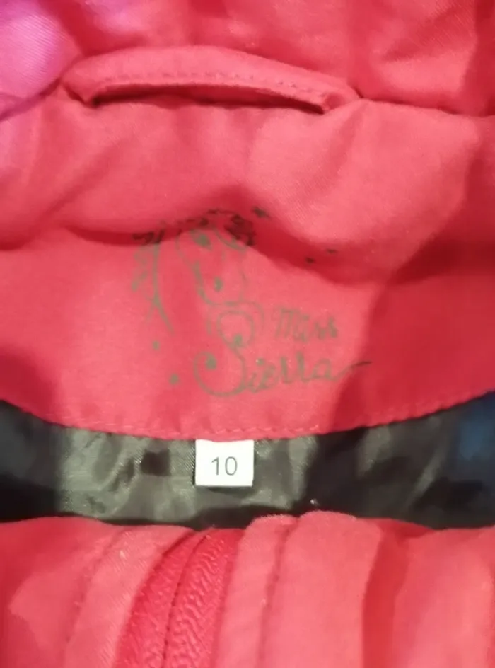 Veste sans manches rose 9/10 ans - photo numéro 7